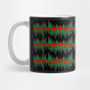 Heart Beat Black Mug